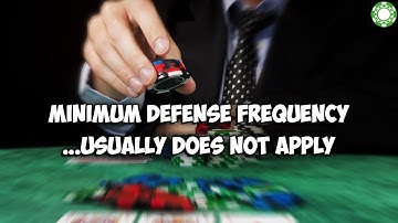 Minimum Defense Frequency Usually Does NOT Apply - A Little Coffee with Jonathan Little