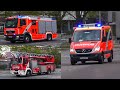 [Zu dritt zum Feuer 🔥] LHF + DLK + ELW-B || Berliner Feuerwehr 》 BF Charlottenburg-Nord 3600