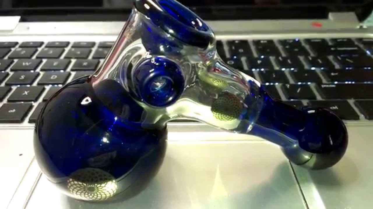 illadelph hammer pipe cobalt blue platinum label