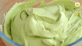 Matcha Cheese Custard+Diplomat Cream Recipe 抹茶芝士卡仕达酱+外交官奶油食谱  Crème Diplomate au Fromage au Matcha