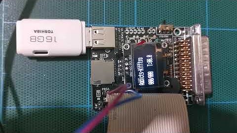 Ultimate floppy Emu for Amiga testing internal connection