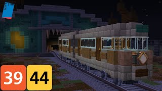 Balade effrayante à bord du tram 39/44 | Minecraft Create mod |