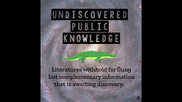 Undiscovered Public Knowledge | Tiny Video Series (#27)