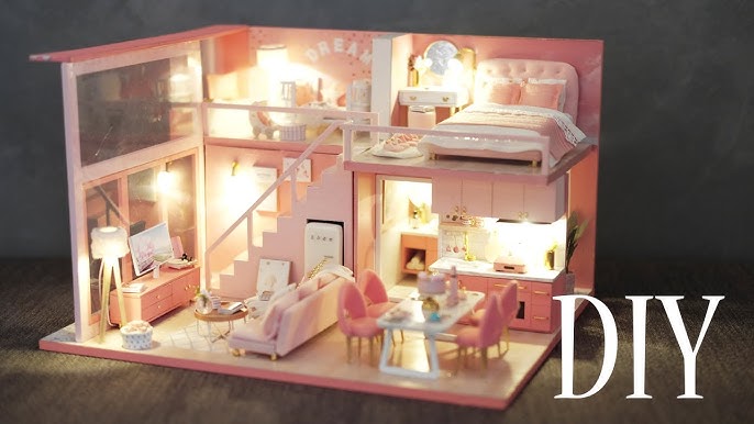 DIY Miniature Dollhouse Kit,UniHobby Time Apartment Brazil