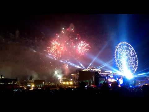 2014紫耀義大跨年晚會煙火