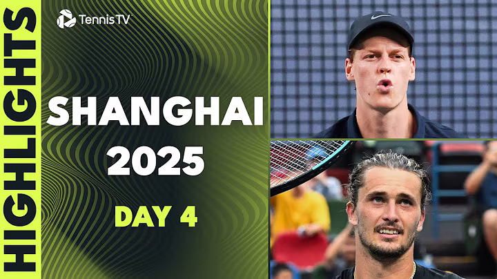 Sinner Is Back In Shanghai; Zverev, Khachanov, Rublev Also Play | Shanghai 2025 Day 4 Highlights