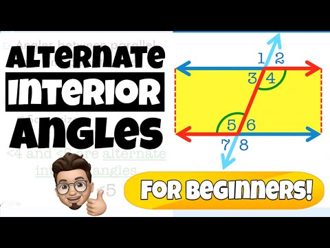 Alternate Interior Angles - FULL LESSON WITH PRACTICE PROBLEMS AND SOLUTIONS!