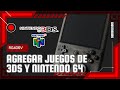 Agregando Juegos de 3ds y N64 a la Anbernic406v Consola Retro con Emuladores l