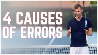 Four Causes of Errors in Tennis | What you can do to Minimize Mistakes