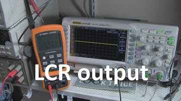 ACF 016 Agilent 1731B LCR output waveform & vehicle loop testing