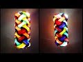 Paper Crafts | Diwali decoration ideas | Beautiful Multicoloured Lantern | DIY Cylindrical Lantern