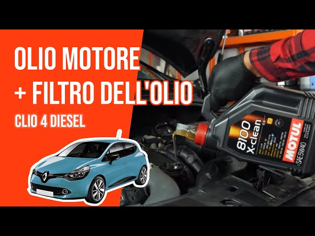 Cambio olio motore e filtro dell'olio Clio 4 1.5 dCi 🛢 