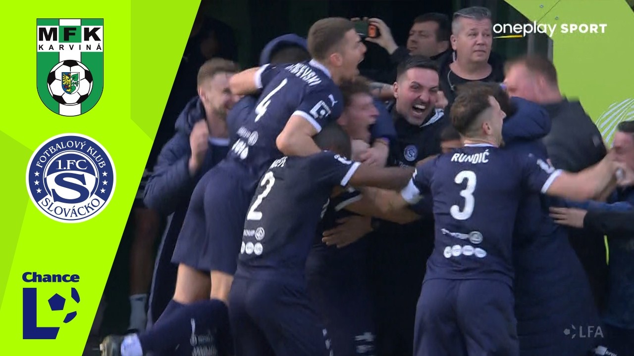 Chance Liga Highlights: MFK Karviná - 1.FC Slovácko 0:2 (24. kolo)