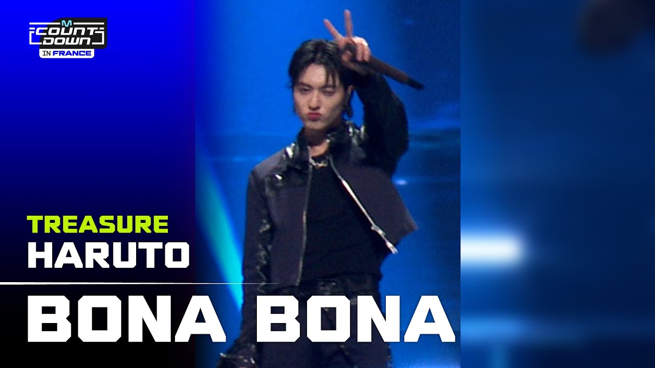 HARUTO (하루토) | TREASURE (트레저) - BONA BONA | SERO CAM 🎥 | MCOUNTDOWN IN FRANCE