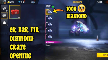 CAN I GET 1000 DIAMOND | DIAMOND CRATE OPENING 😍 | TRX ARMY