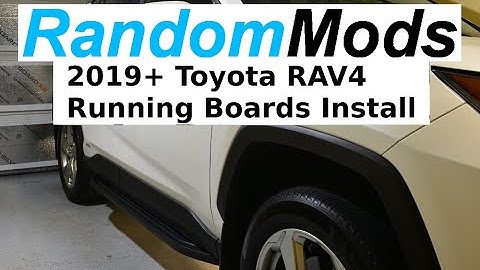 2019+ RAV4 Running Boards Installation Guide