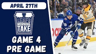 Leafs Pre-Game Take - Leafs/Bruins - Game 4