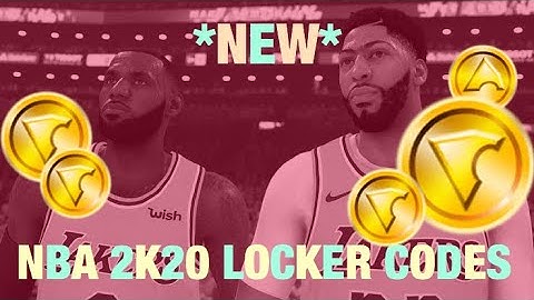 NBA 2k20 Locker Codes