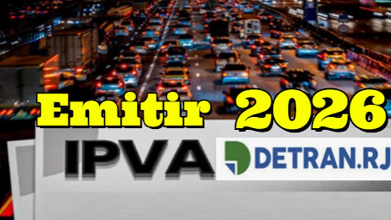 COMO EMITIR O IPVA DE 2026 DO ESTADO DO RIO DE JANEIRO- SEFAZ , DETRAN-RJ