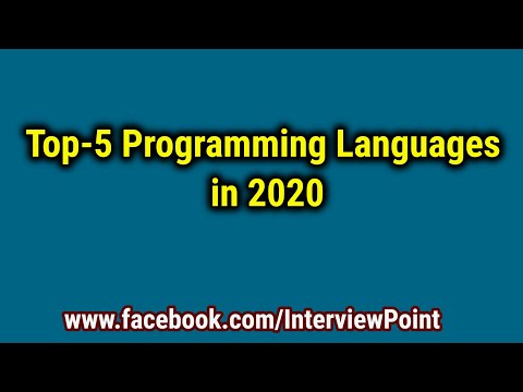 Top 5 Programming Languages in 2020