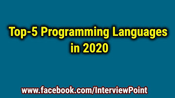 Top 5 Programming Languages in 2020