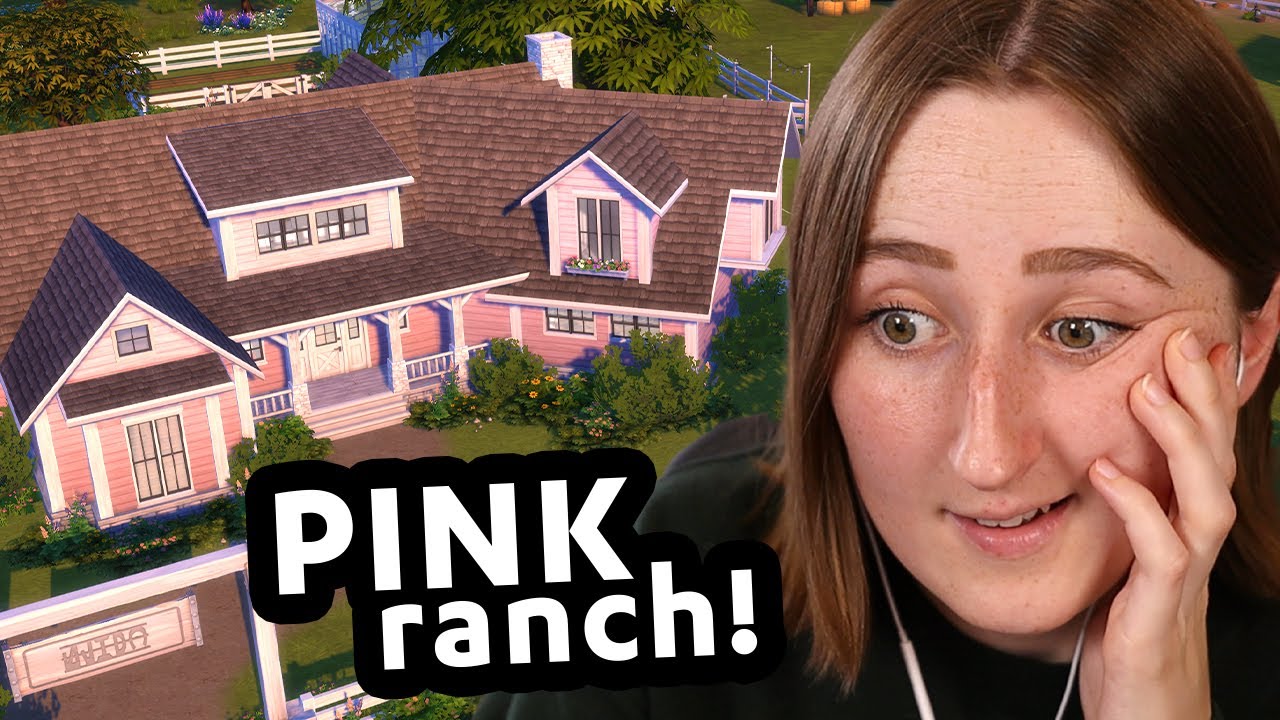 Pink Ceaser Ranch Building an ALL PINK Ranch in The Sims 4 (Streamed 7/25/23) - YouTube