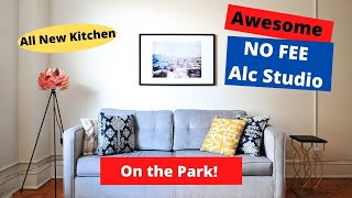 Beautiful renovated NO FEE sunny very quiet Alcove studio, Jr 1 bedroom apartment Tour On the Park