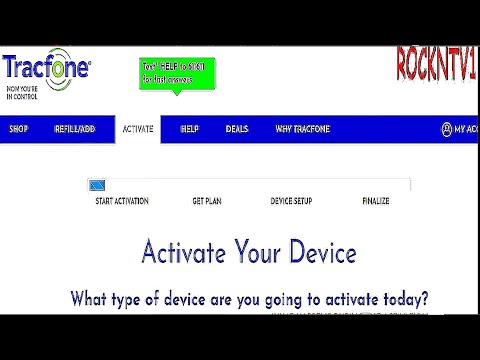 ACTIVATE TRACFONE ONLINE, Mobile PHONE ACTIVATION