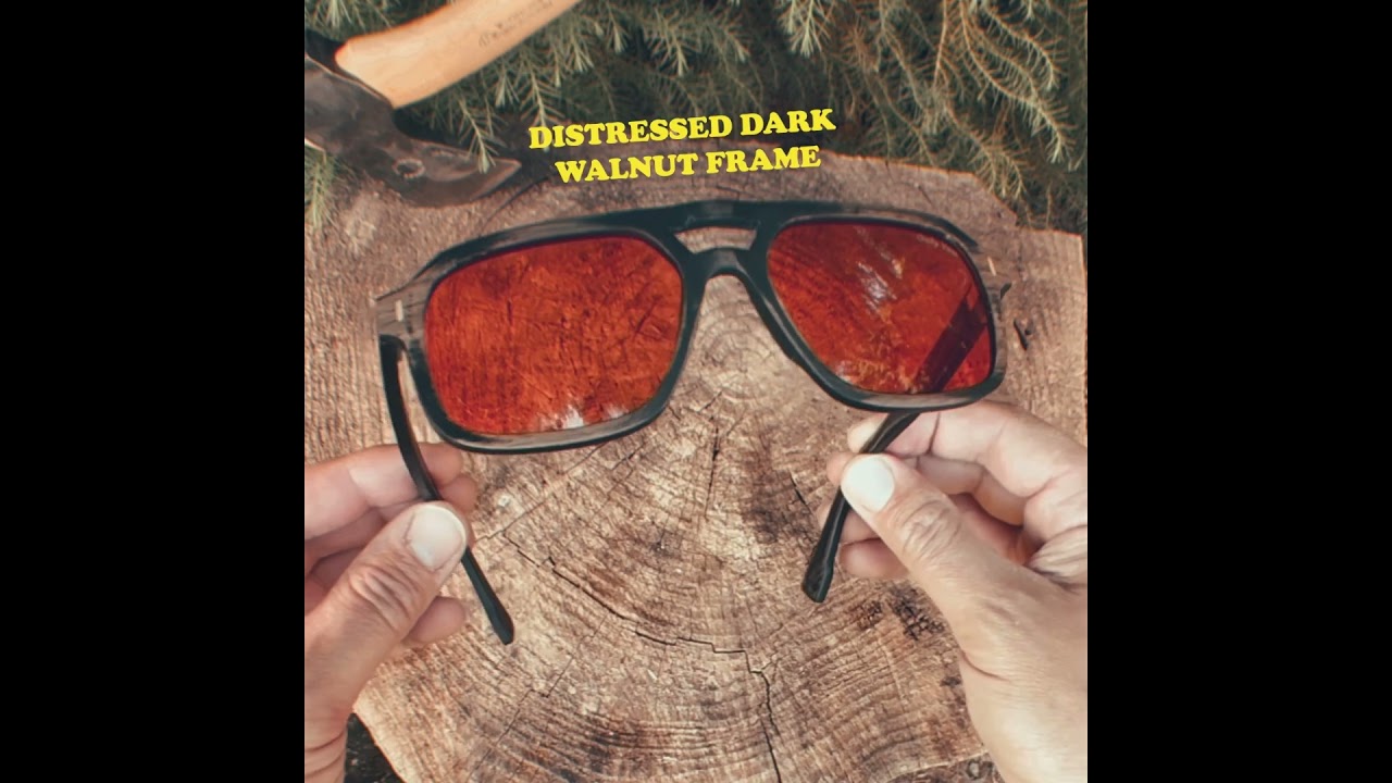 Auburn Wood Sunglasses - Smokey Bear Edition – Shwood Eyewear