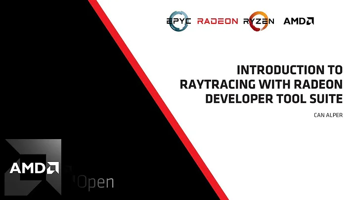 探索Radeon开发者工具套件的光线追踪