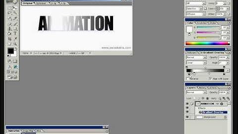Animation in Imageready: TEXT EFFECTS : By Paras Kalra
