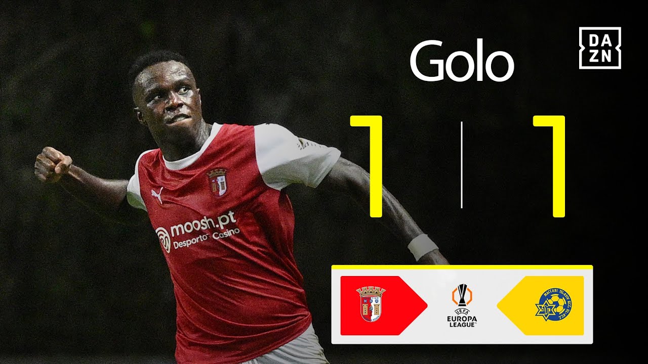 Golo de Bruma SC Braga 11 Maccabi Tel Aviv Europa