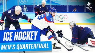 United States vs Slovakia | Men's Ice Hockey Quarterfinal | Full Replay | #Beijing2022
