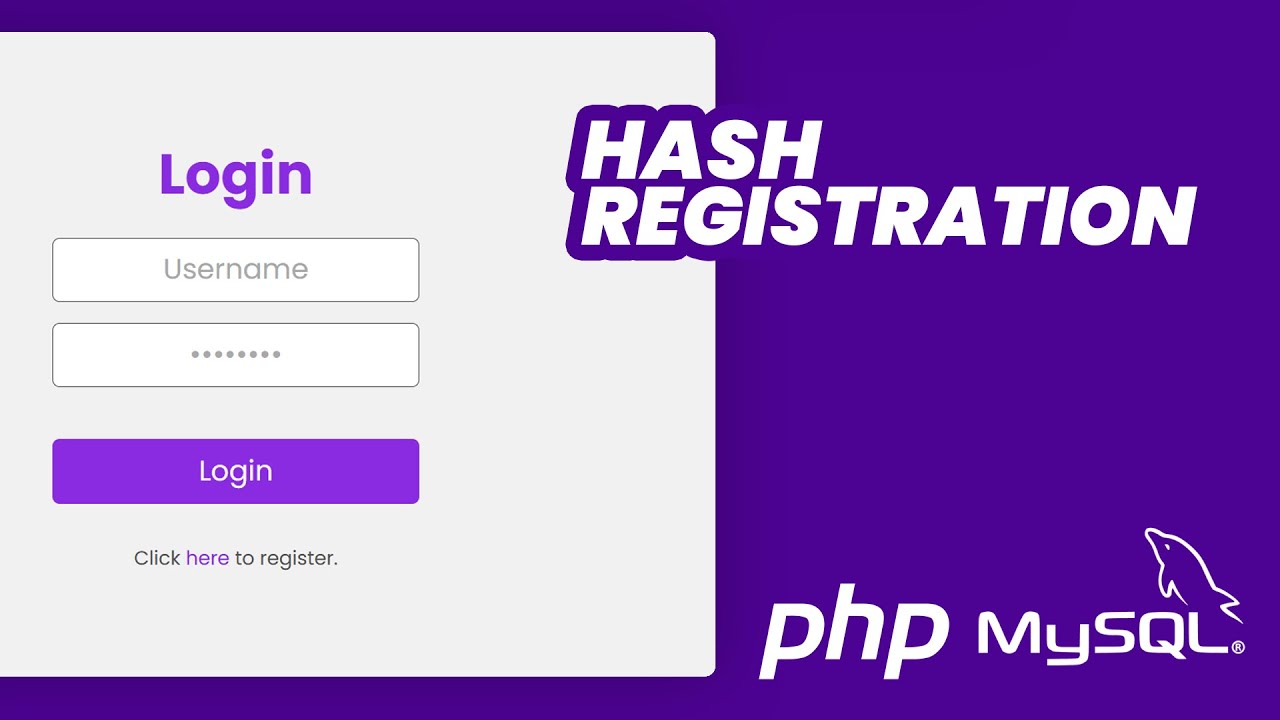 4 - HASH REGISTRATION - YouTube