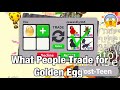 What People Trade for Golden Egg! | Roblox Adopt Me!