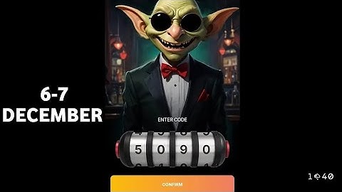 6 December Goblin Mine GameCode | Goblin Mine Game VIP Code ||Goblin Mine Game Daily Code