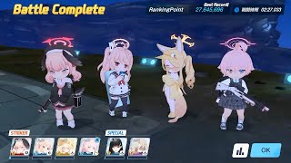 【ブルアカ】【育成安め】【消音】 総力戦 ペロロジラ Insane 27,645,696 遷移前討伐 ウイ・カヨコ無し