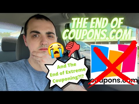 THE END OF COUPONS.COM (& THE END OF EXTREME COUPONING?!?)