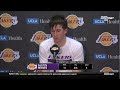 Anthony Davis Postgame Interview | Los Angeles Lakers lose to New York Knicks 112-108