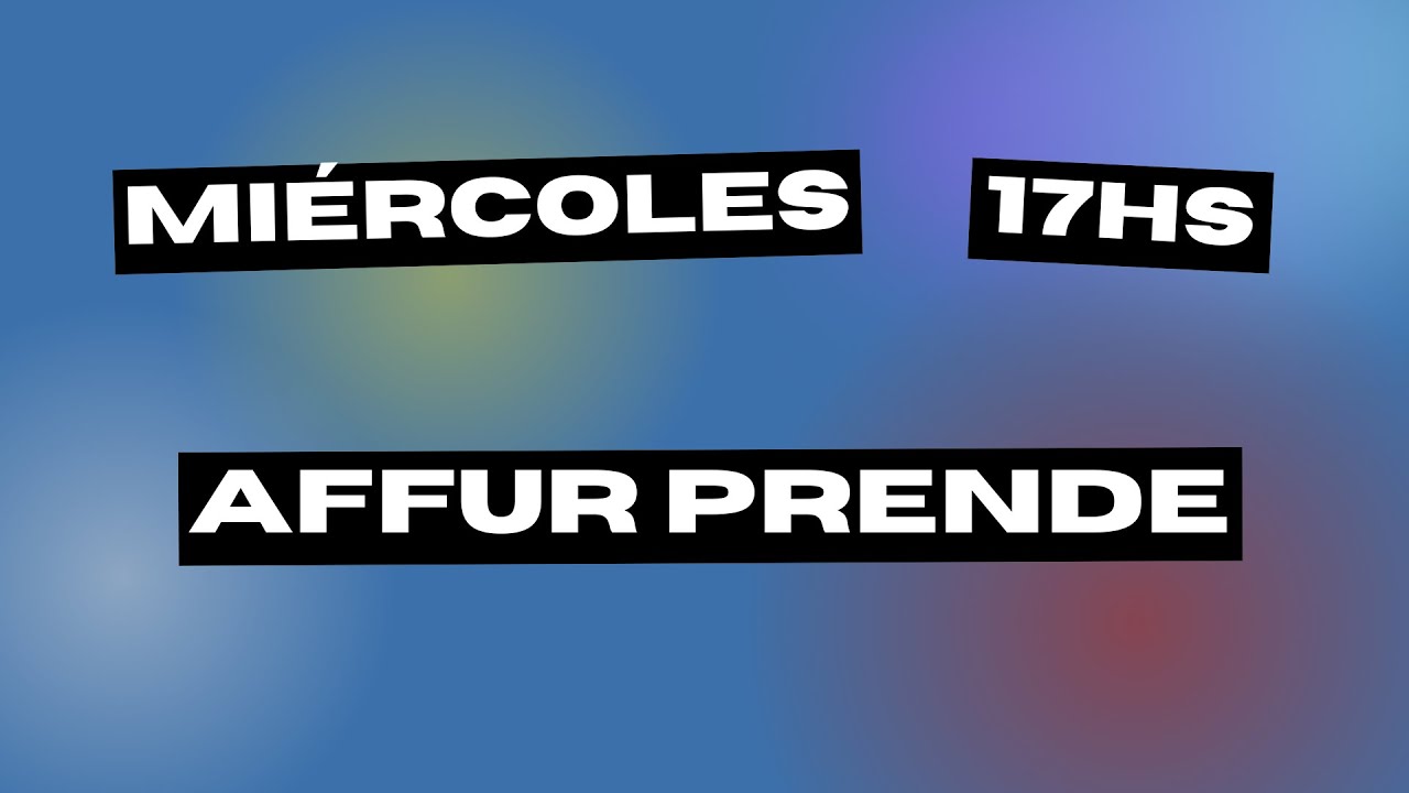 AFFUR Prende! || 8 de octubre - YouTube