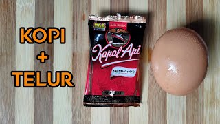 RASANYA ENAK BANGET!! RESEP KOPI TELUR ORANG TUA ZAMAN DAHULU