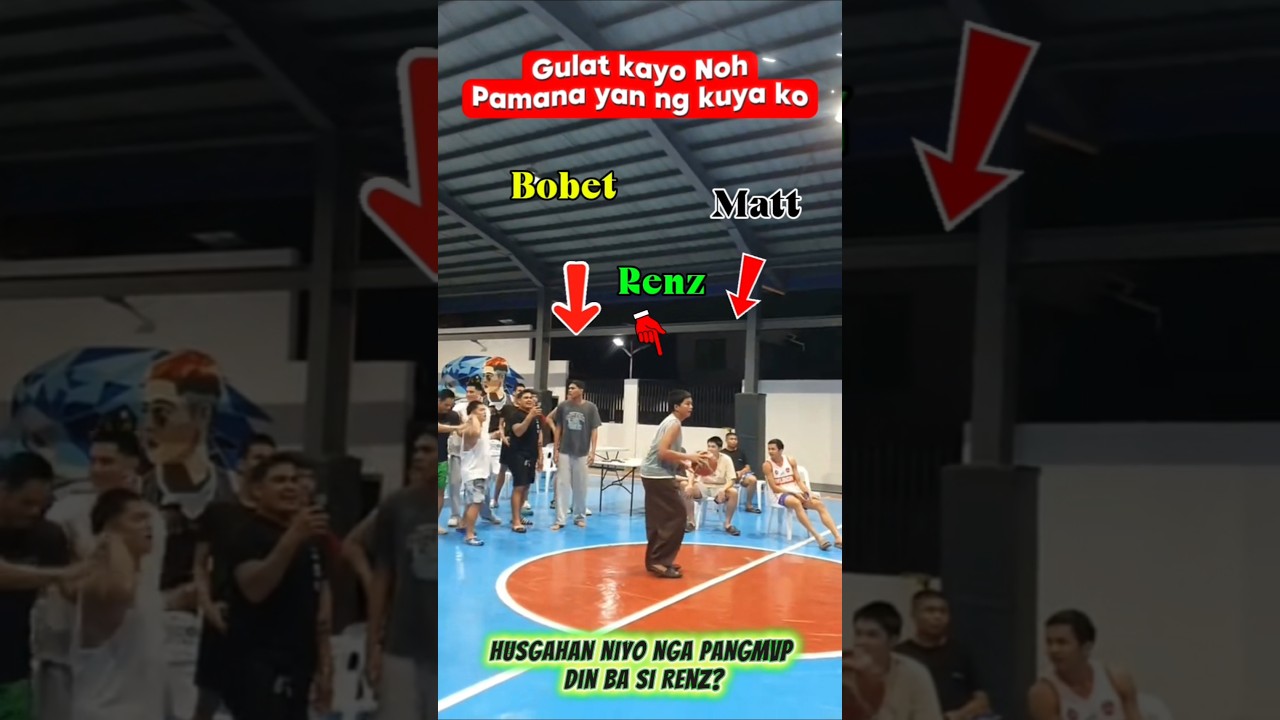 Renz Baterbonia walang mintis ang pagshoot ng bola sa Ring, napakalinis ang pasok ng bola