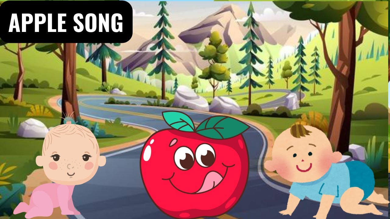 Apple kids nursery rhymes Song/cartoon kids music videos /cartoon video ...
