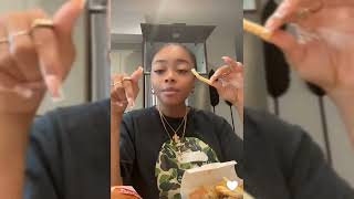 Skai Jackson shares with us her pregnancy craving eating routine