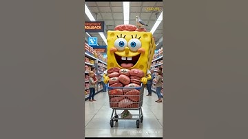 SpongeBob kocht vlees… maar er keek iets toe!