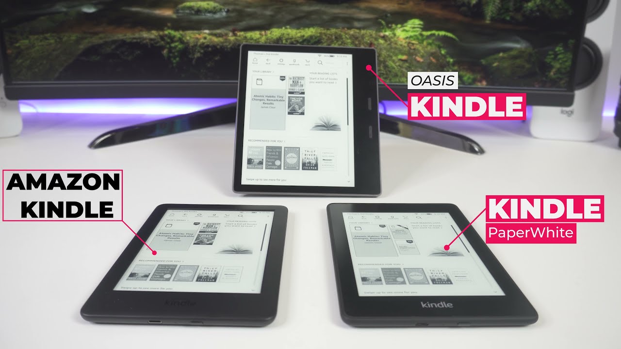 Kindle Paperwhite vs Kindle Oasis vs Basic (2022)｜Best E Readers Comparison  