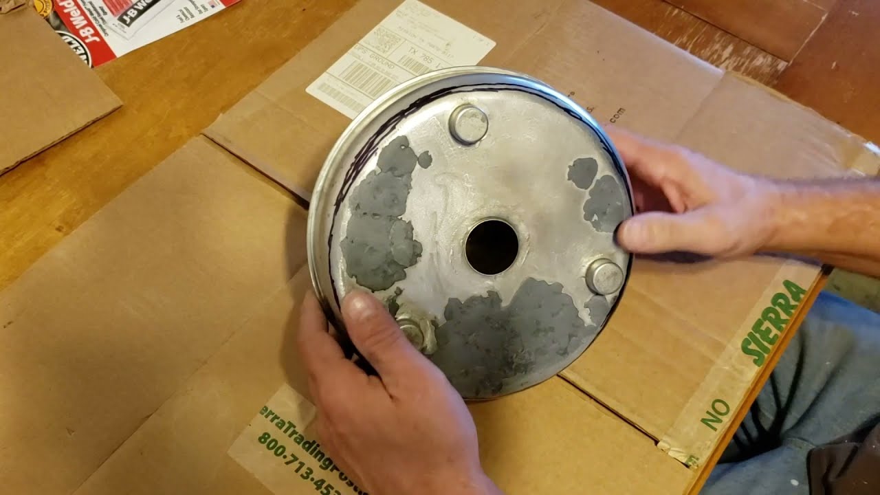 Perfection heater No. 321 fount repair using Caswell gas tank sealer