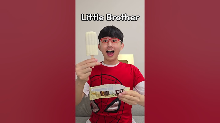 How To Eat Ice Cream -Me vs Little Brother-