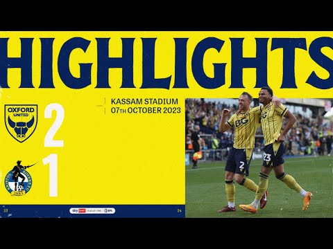 Oxford Utd Bristol Rovers Goals And Highlights