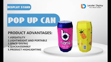 Pop-Up Cardboard Can Displays That Grab Customer Attention!